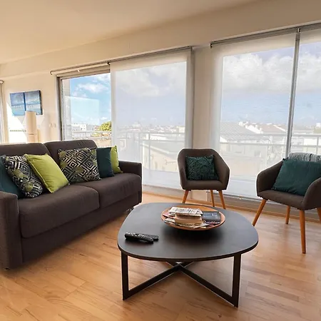 Daire Appt 4 Pers, Centre-ville A Pieds, 300m, Apercu Mer, Tres Calme Parking Prive, Possibilite Garage Et Location Velos Electriques *